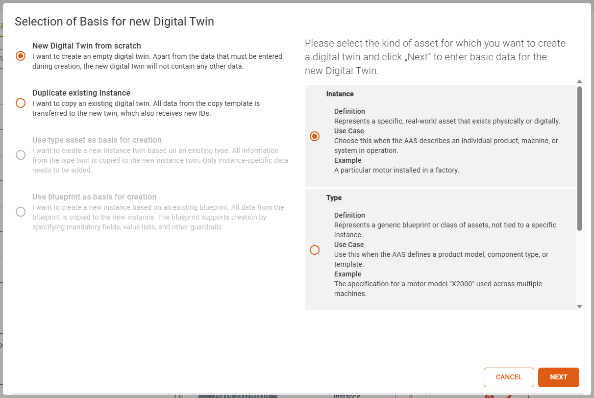 Creation Wizard Scratch