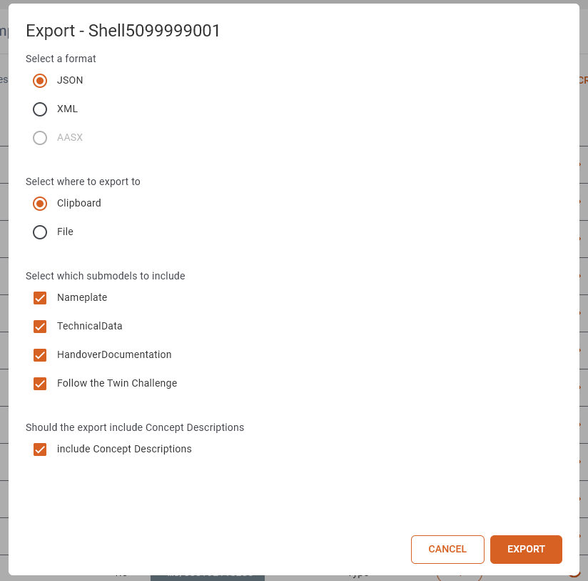 Twin Catalog Export Twin