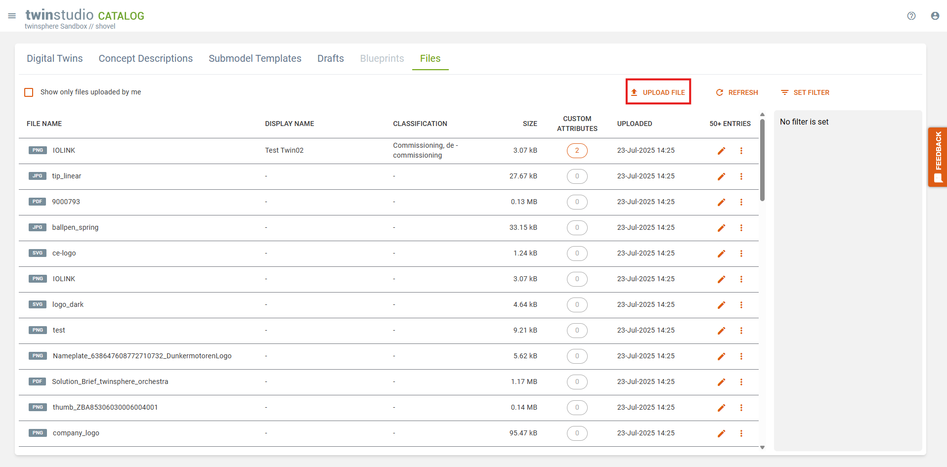 UploadButtonInCatalog